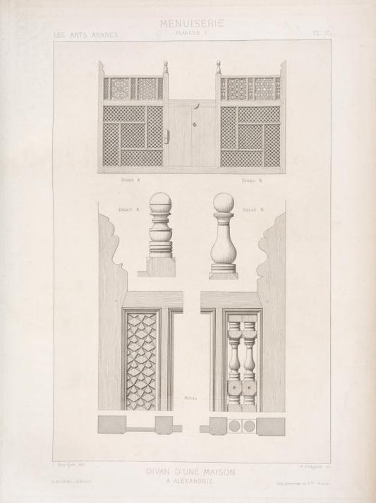 Divan d'une maison à Alexandrie.