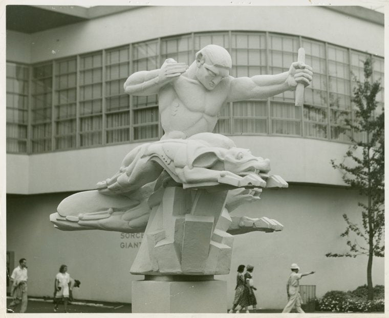 Art - Sculpture - The Hunter (Elfriede Abbe)