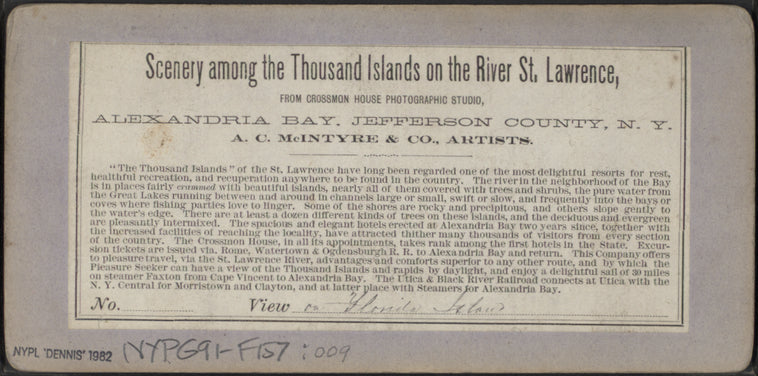 View on Florida island.