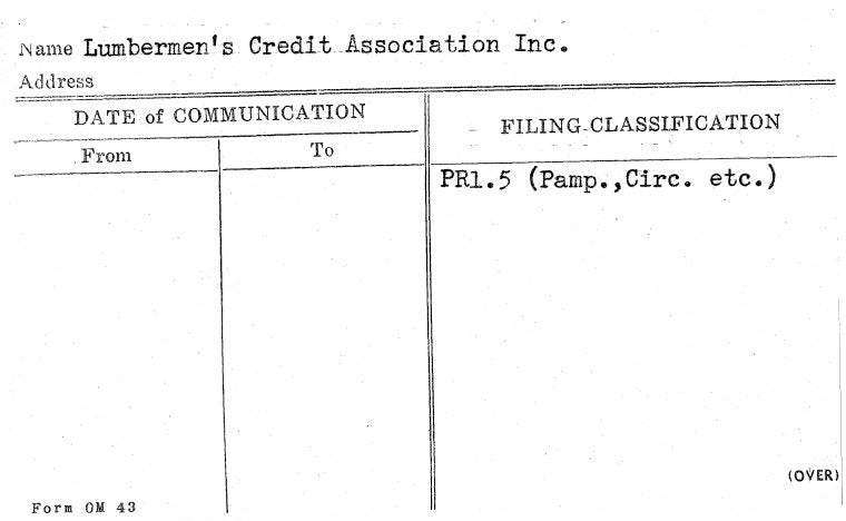 Lumbermen's Credit Association Inc.