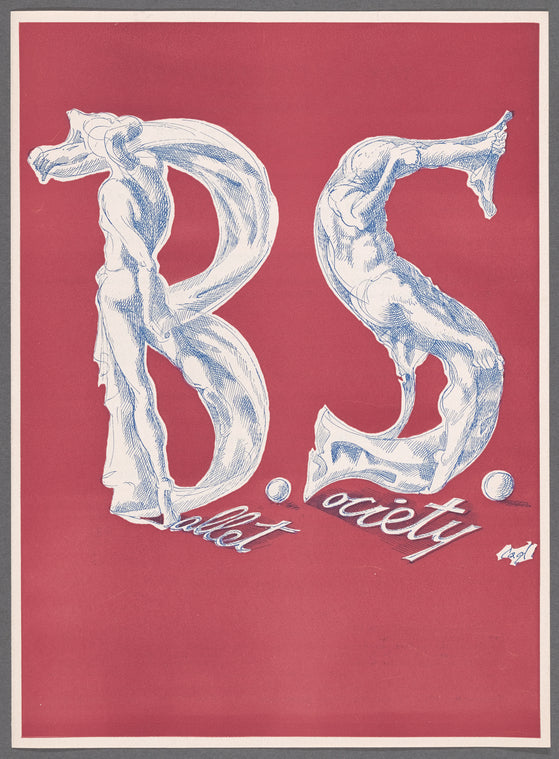 Ballet Society program at the Children's Center Theatre on February 18, 1947