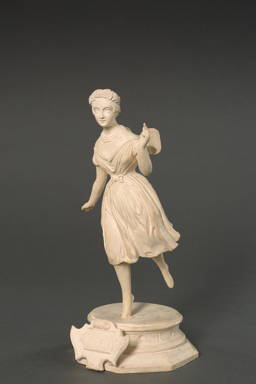 Statue of dancer Marie Taglioni in pose from La Sylphide