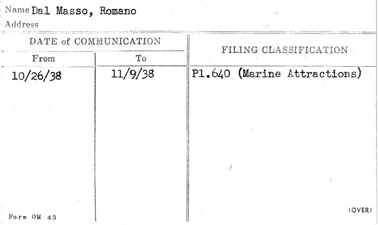 Dal Masso, Romano