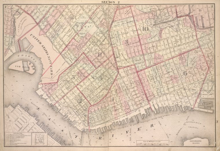 Brooklyn, Double Page Section 2; [Including Wards 1, 2, 3, 4, 5, 6, 10 ,11, 20, 22]