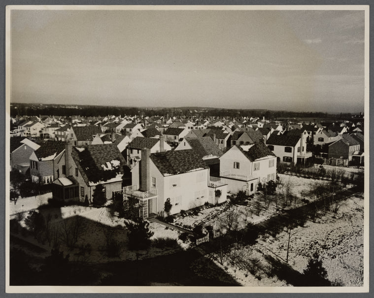 Model homes community, Radburn, New Jersey.