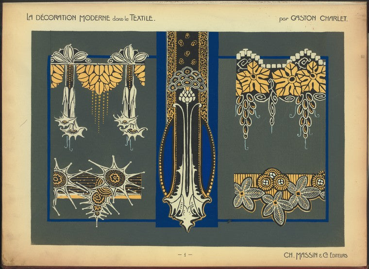 La décoration moderne dans le textile: 60 motifs en couleur