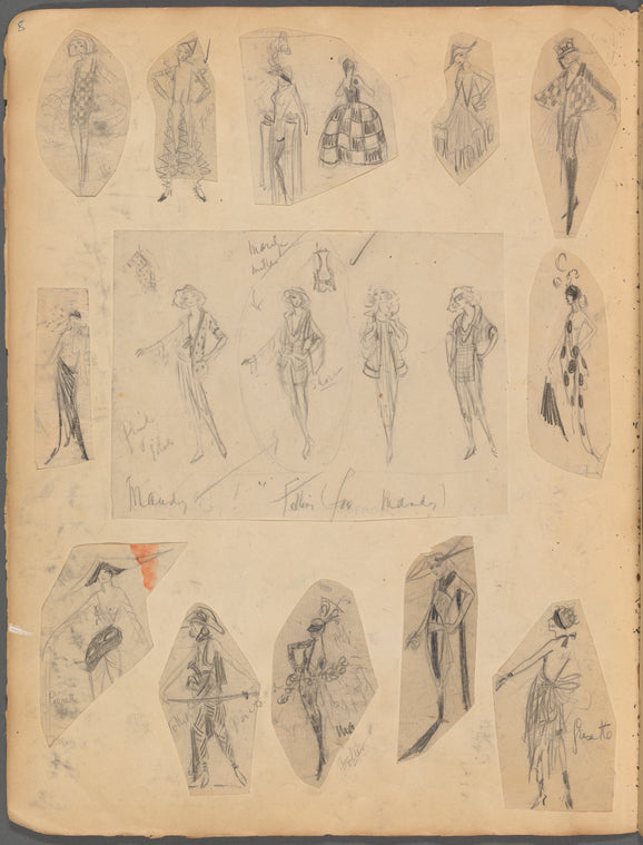 Fancy costumes: scrapbook, approximately 1920-1932