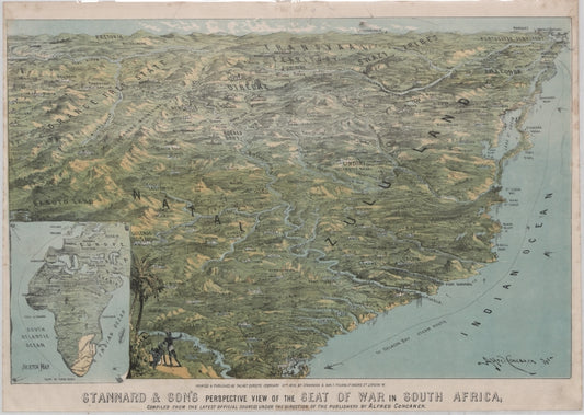 Stannard and Son's perspective view of the seat of war in South Africa