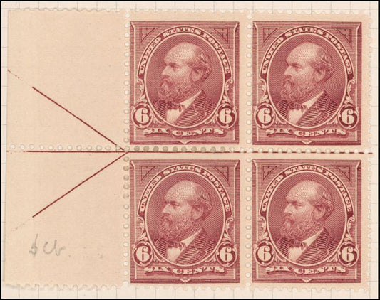 6c lake Garfield block of four