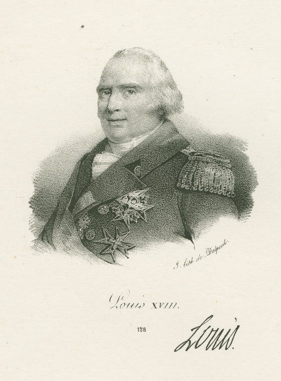 Louis XVIII, King of France.