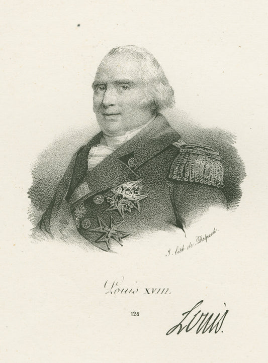 Louis XVIII, King of France.