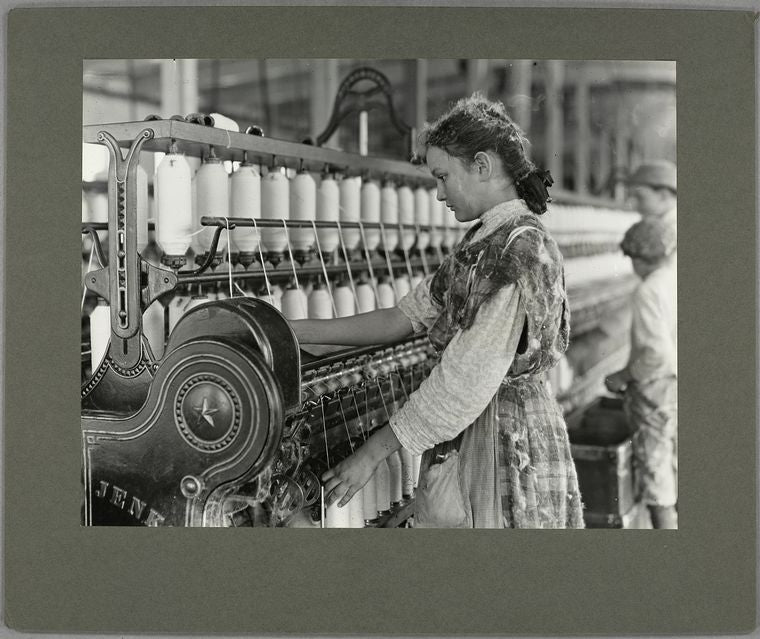 This young spinner has been at work two years, November 1908