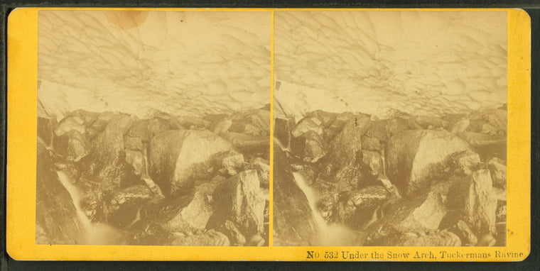Under the Snow Arch, Tuckerman's Ravine.
