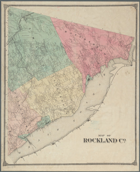 Map of Rockland Co: [New York]