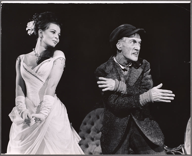 Anita Gillette and Wilfred Brambell in the stage production Kelly