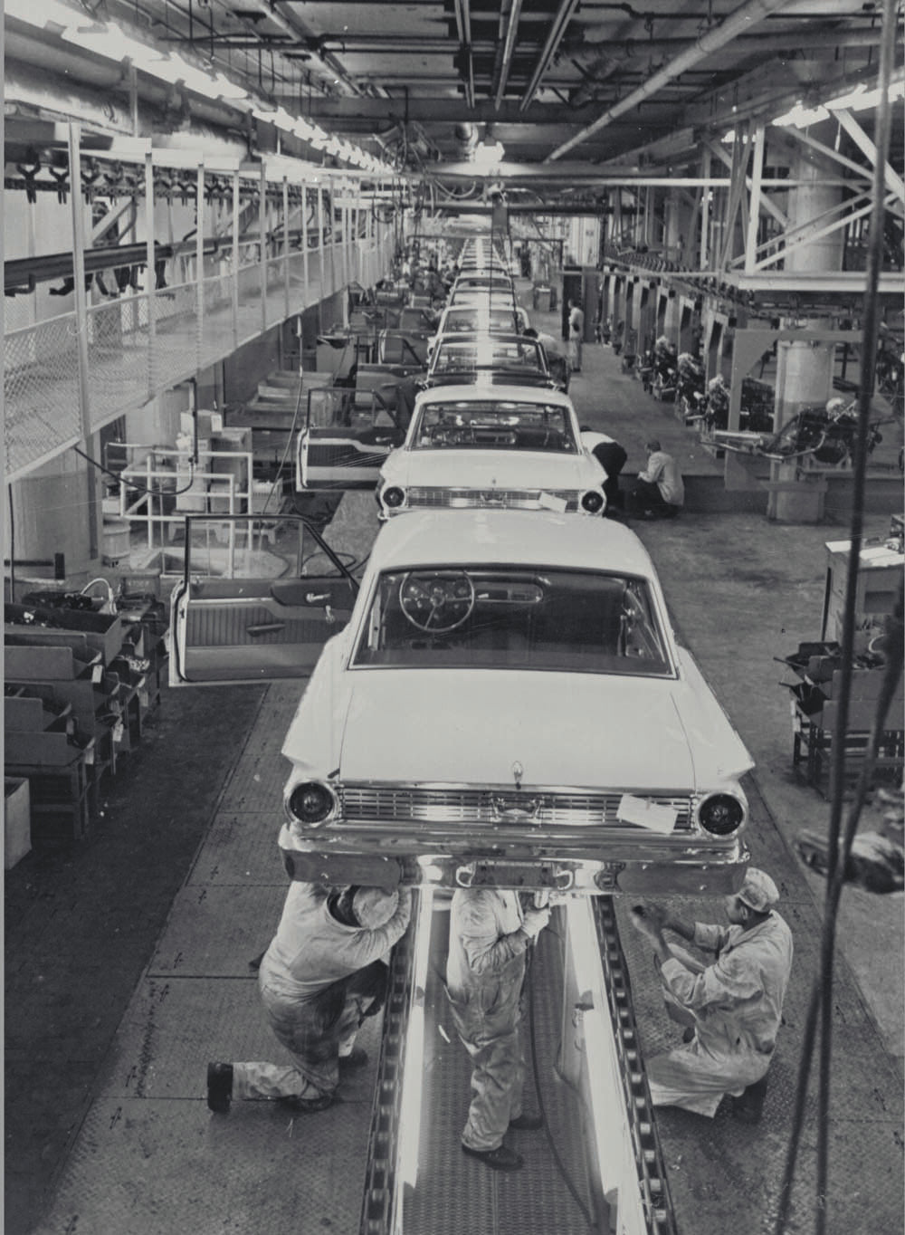 1962 Ford Fairlanes at Dearborn Assembly Plant  0401-0404