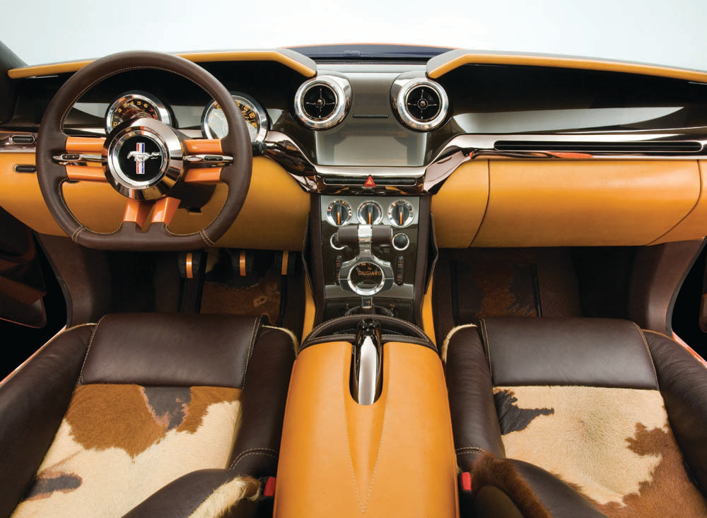 2006 Ford Mustang Giugiaro concept car interior  0401-0567