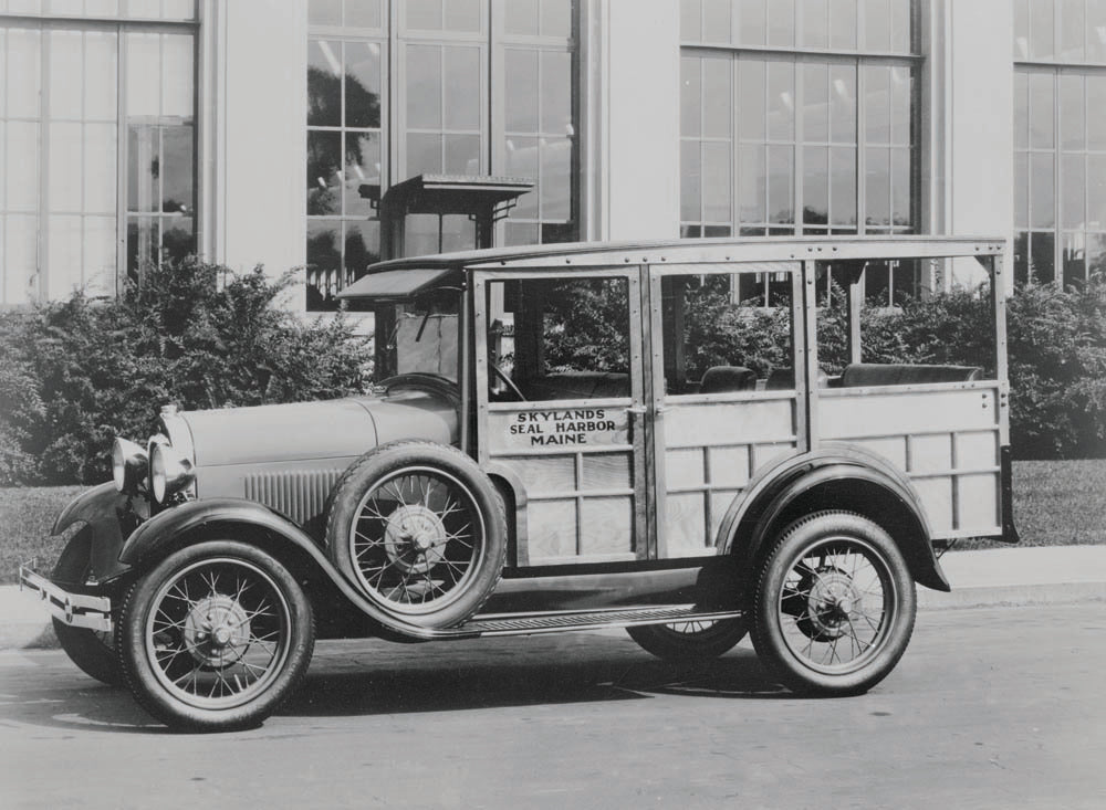 1929 Ford Model A station wagon  0401-0714