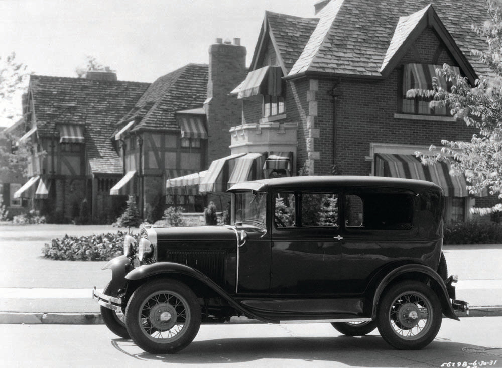 1931 Ford Model A DeLuxe Tudor Sedan  0401-0735