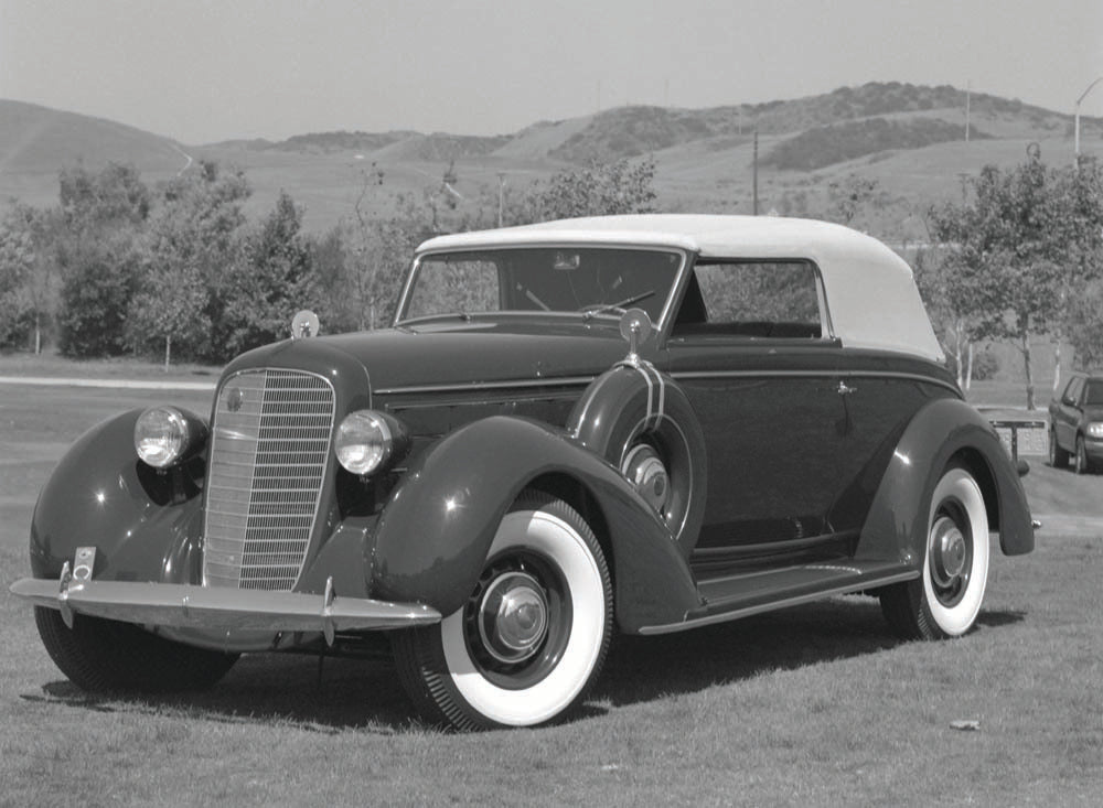 1936 Lincoln Brunn Convertible Victoria  0401-0831