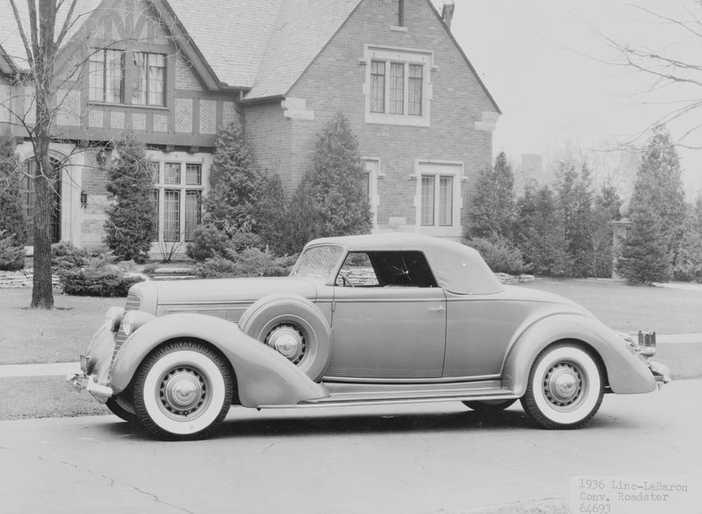 1936 Lincoln LeBaron Convertible Roadster  0401-0833