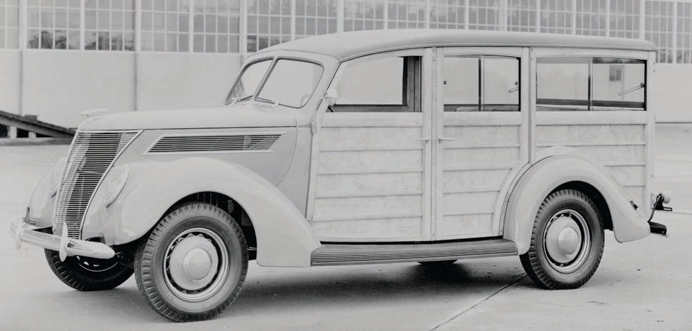1937 Ford station wagon  0401-0846
