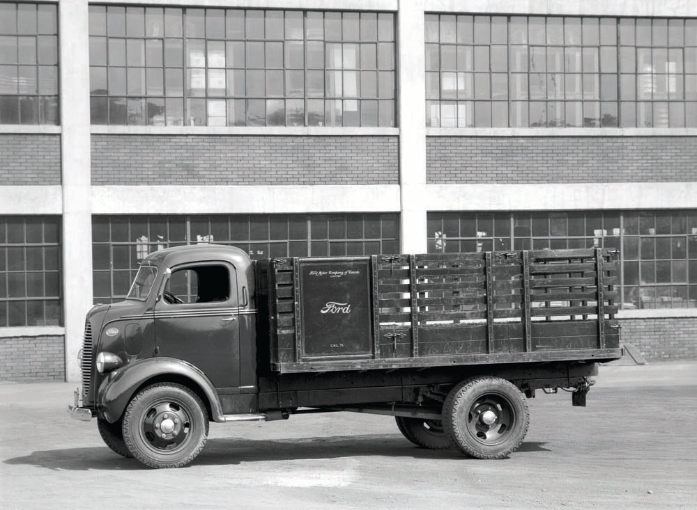 1939 Ford Cab Over engine Stake Truck  0401-0858