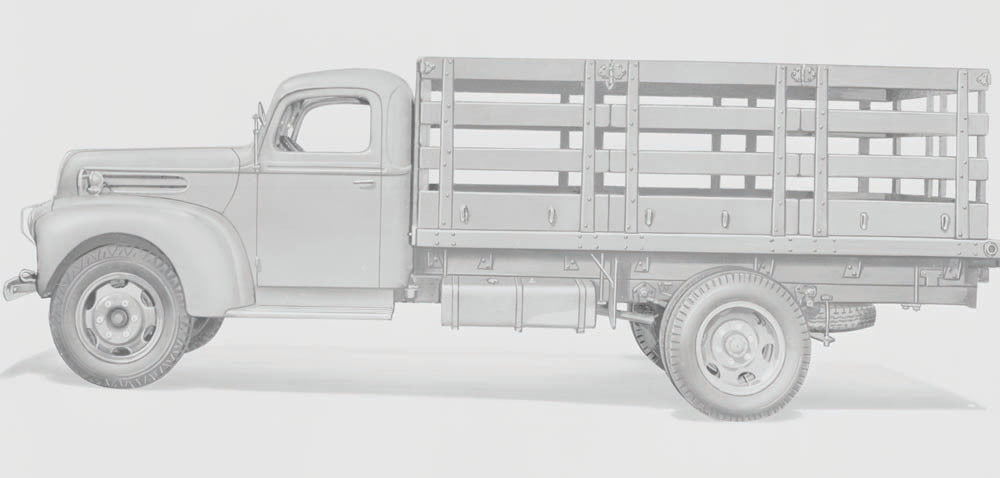 1942 Ford stake truck  0401-0933