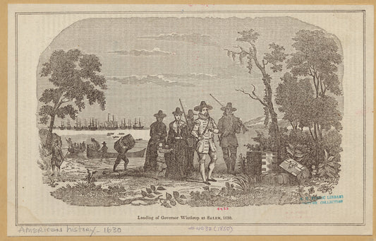 Landing of Governor Wintrop at Salem, 1630