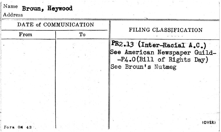Broun, Heywood