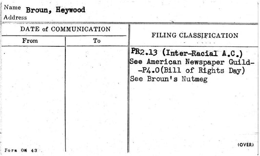 Broun, Heywood