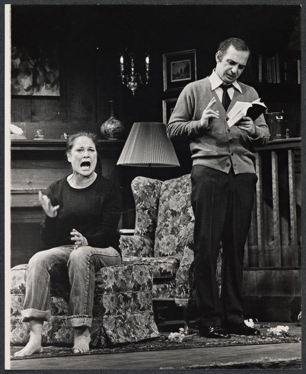 Colleen Dewhurst and Ben Gazzara in the 1976 production of Who's Afraid of Virginia Woolf?