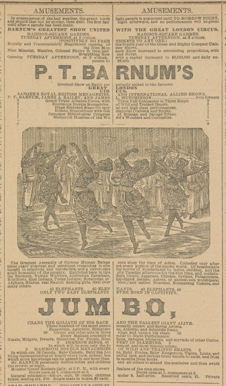 P.T. Barnum's Jumbo
