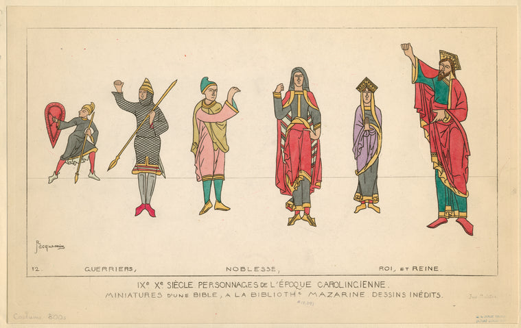 Ixe, Xe siècle personnages de l'époque carolingienne