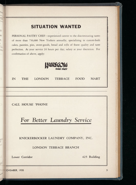 London Terrace news