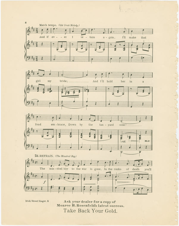 The Irish street singer, or, Honest John McCool