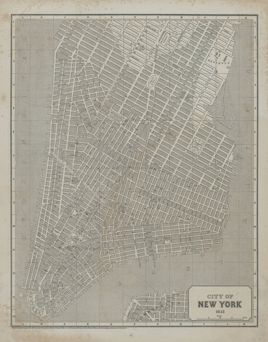 City of New York, 1843.