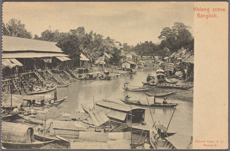 Khlong scene, Bangkok