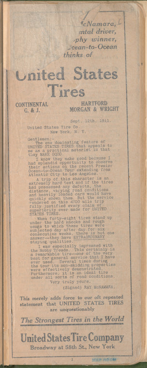Strip maps of the "Trail to sunset" transcontinental automobile route: Chicago-Los Angeles via Santa Fe Trail