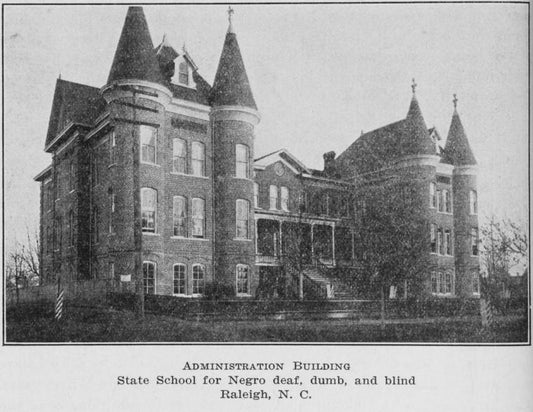 Administration building; State School for Negro deaf, dumb and blind; Raleigh, N.C.