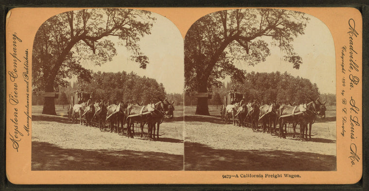 California Freight Wagon. [no. 9473]