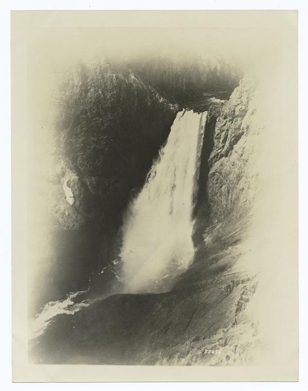 Great falls of the Yellowstone River