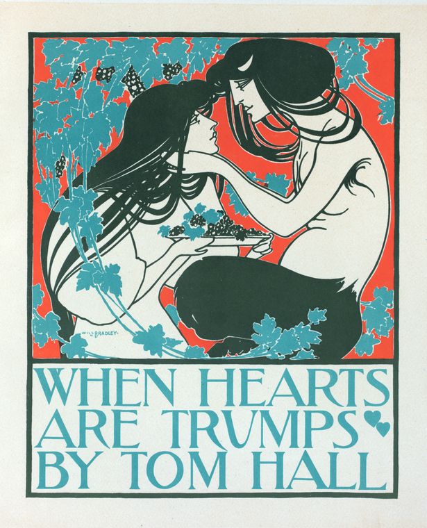 Affiche américaine "When hearts are trumps"
