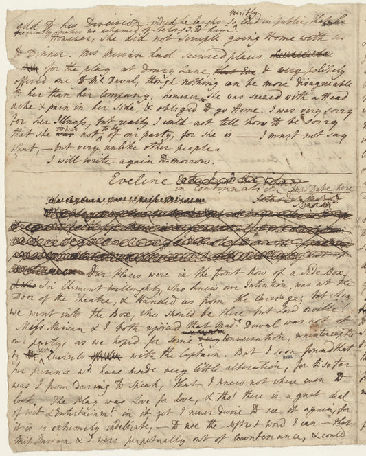 Madame d'Arblay's diary