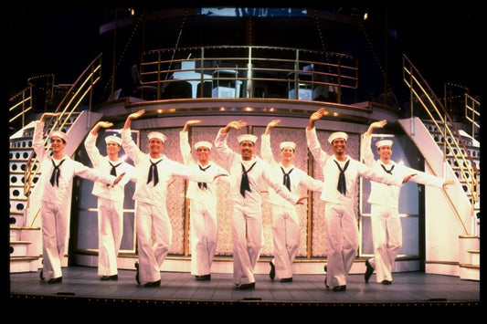 Dancers fr. the National Tour of the Broadway revival of the musical "Anything Goes." (Boston)
