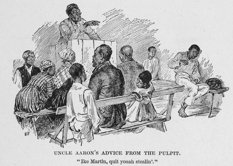 Uncle Aaron's advice from the pulpit.