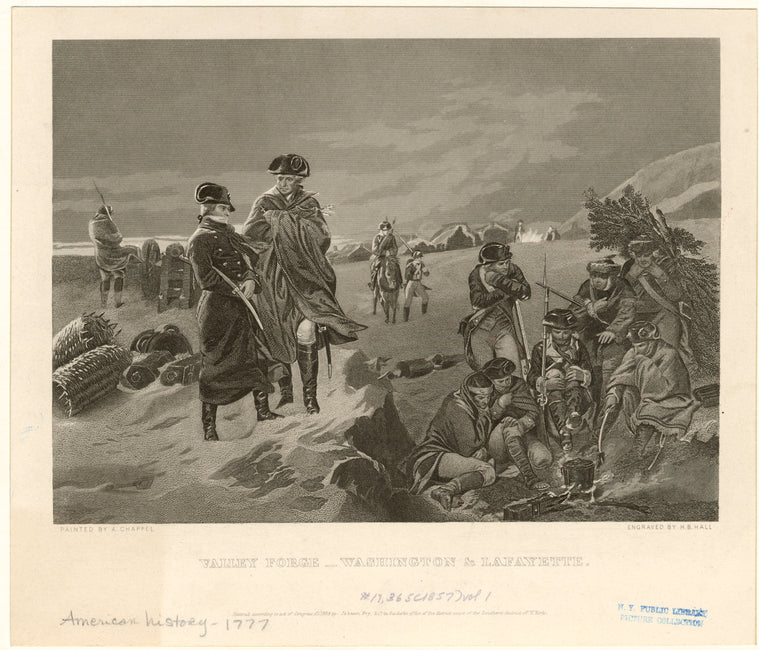 Valley Forge : Washington & Lafayette