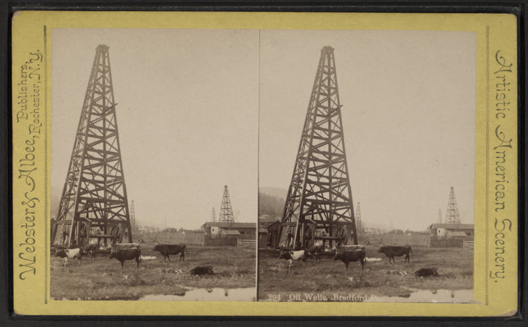 Oil wells, Bradford, Pa.