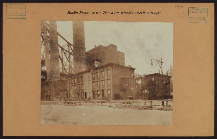Manhattan: Sutton Place - 58th Street