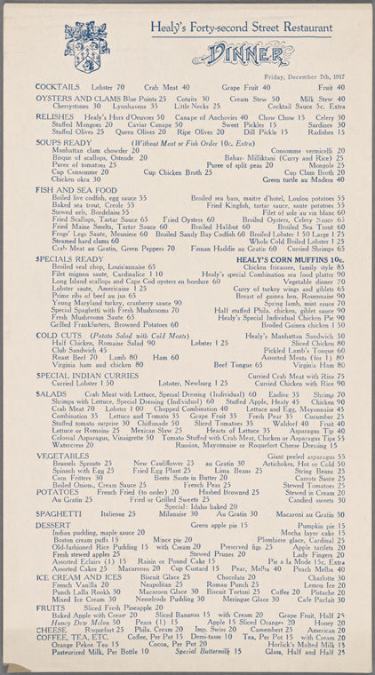Healy's Forty-second Street Restaurant